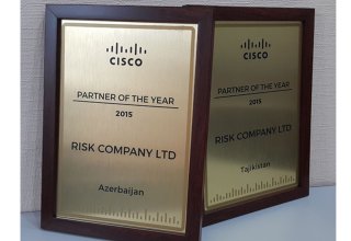 Cisco: компания R.I.S.K. - партнер года в Азербайджане и Таджикистане