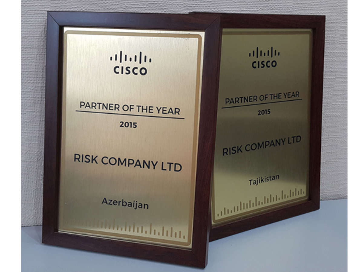 Cisco: компания R.I.S.K. - партнер года в Азербайджане и Таджикистане