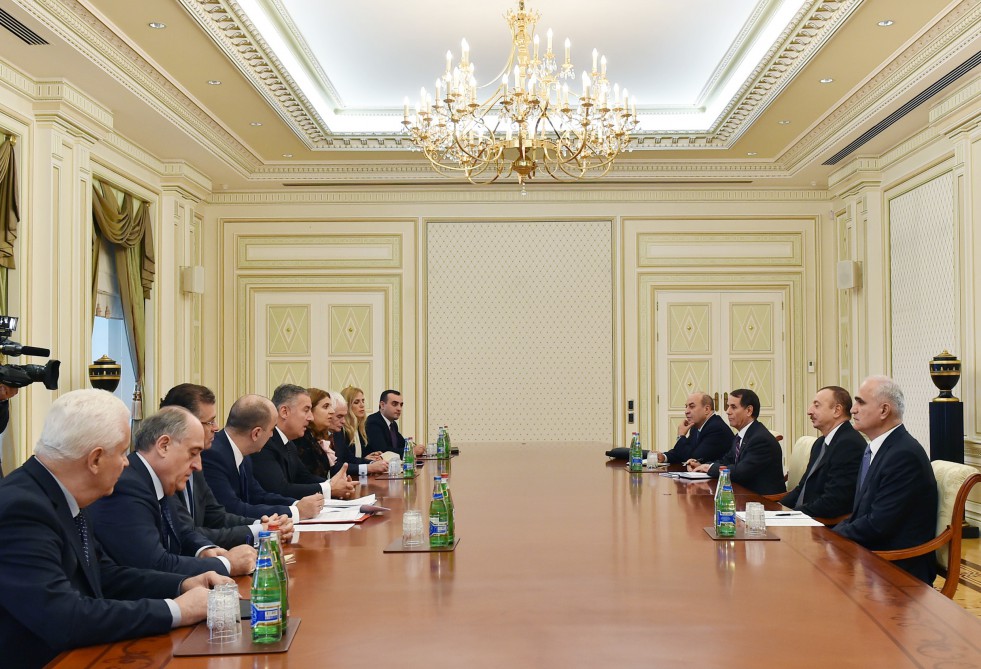President Aliyev receives delegation led by Montenegrin PM