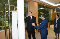 Prezident İlham Əliyev Ceyranbatan Ultrasüzgəcli Sutəmizləyici Qurğular Kompleksinin açılışında iştirak edib (FOTO)
