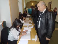 Azerbaycan’da parlamento seçimlerinden ilk görüntüler (Foto Haber)