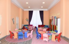 Azerbaijani president attends opening of 160-seat orphanage kindergarten in Shaki