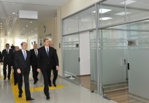 Azerbaijani president attends opening of new administrative building of Shaki Court Complex