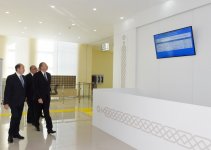 Prezident İlham Əliyev Şəki Məhkəmə Kompleksinin yeni inzibati binasının açılışında iştirak edib (FOTO)