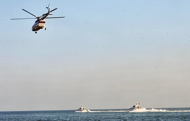 Azerbaijan searching for crew member of Iranian vessel in Caspian Sea