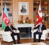 Presidents of Azerbaijan, Georgia hold one-on-one meeting