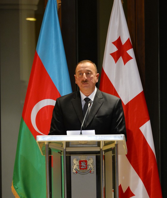 Official dinner reception hosted in Tbilisi in honor of President Ilham Aliyev