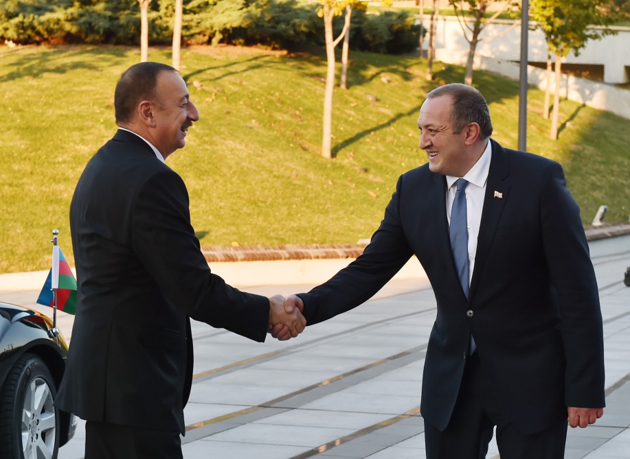 Official welcoming ceremony held in Tbilisi for President Ilham Aliyev