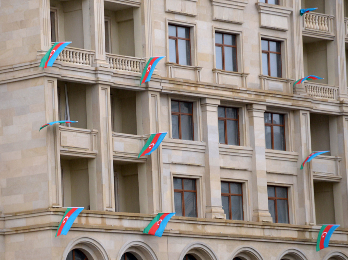 Баку в День государственного флага (ФОТО)