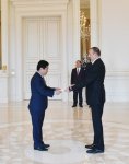Azerbaijani president receives credentials of incoming Korean ambassador