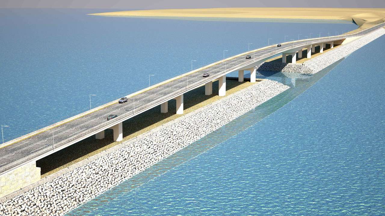 Завершается строительство нового моста в поселок Пираллахи (ФОТО, ВИДЕО)