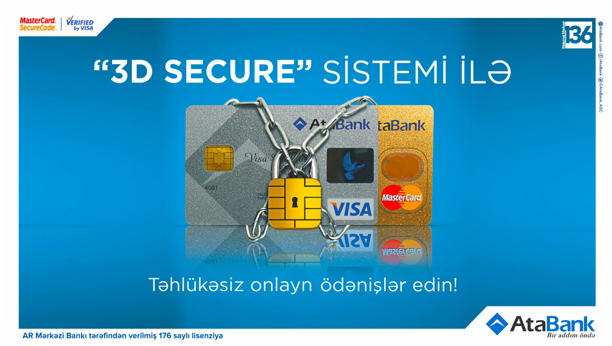 “AtaBank” kartları internet ödəmələrini daha cəlbedici edir