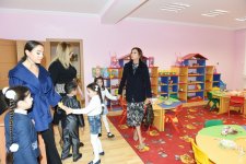 Azerbaijan’s First Lady Mehriban Aliyeva attends opening of nursery-kindergarten in Bina (PHOTO)