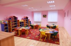 Azerbaijan’s First Lady Mehriban Aliyeva attends opening of nursery-kindergarten in Bina (PHOTO)