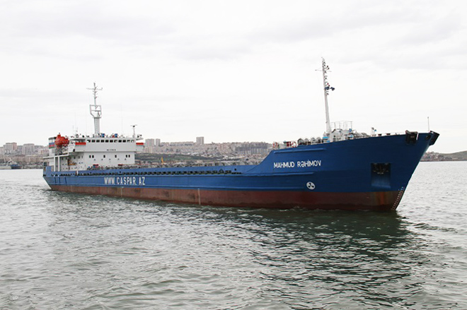 Dry cargo vessel overhauled in Azerbaijan