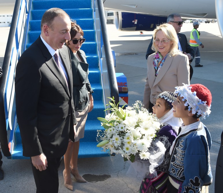 Cumhurbaşkanı İlham Aliyev, G20 Liderler Zirvesi'ne katılmak üzere Antalya'ya geldi (Foto Haber)