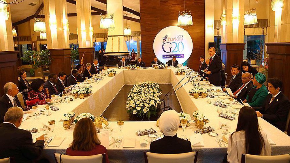 President Ilham Aliyev, his spouse Mehriban Aliyeva attended the official dinner in Antalya (PHOTO)