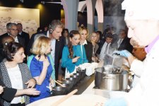 Azerbaijan’s First Lady visits exhibition at “G-20”-“Yurt” cultural area