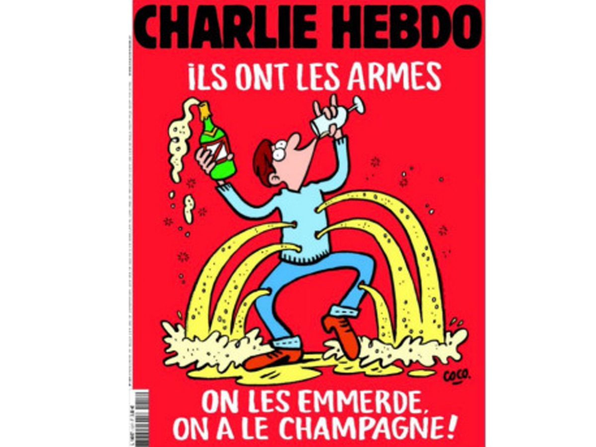 Charlie Hebdo нарисовал еще одну карикатуру на парижские теракты