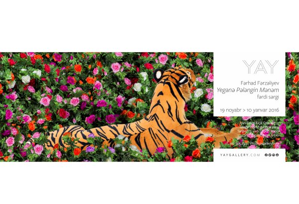 В Yay Gallery пройдет персональная выставка Фархада Фарзалиева "Я – твой единственный тигр"