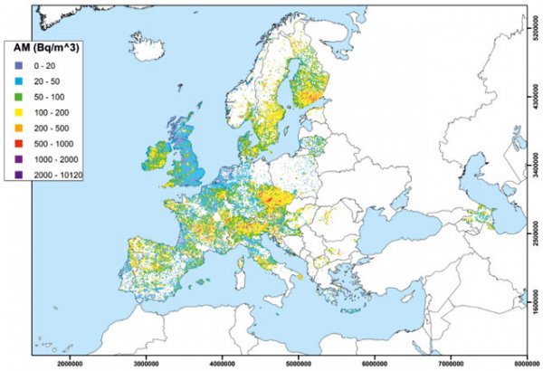 Азербайджан включен в Европейскую е-карту распространения радона