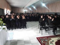 Азербайджанские певцы в женской колонии (ФОТО)