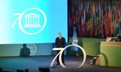 President Aliyev attends UNESCO Forum (PHOTO)