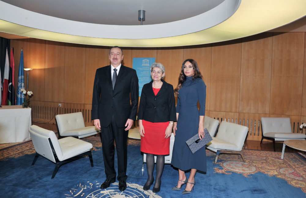 President Aliyev attends UNESCO Forum (PHOTO)