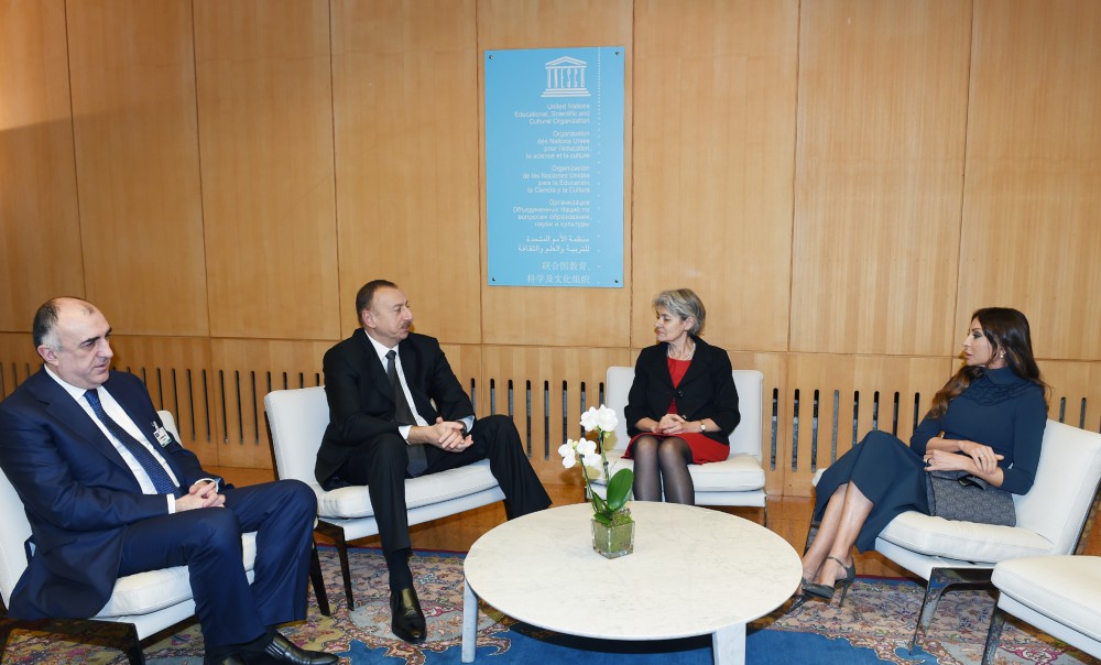 President Aliyev attends UNESCO Forum (PHOTO)