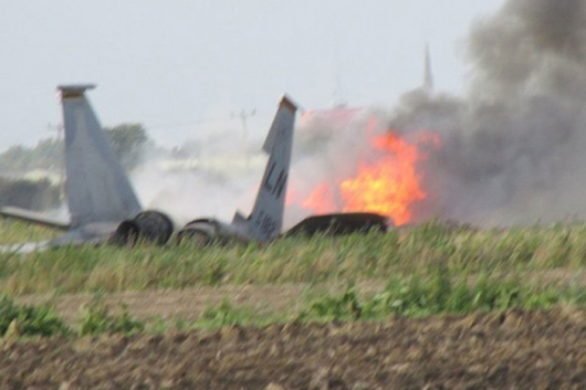 Военный самолет разбился на юге Ирана