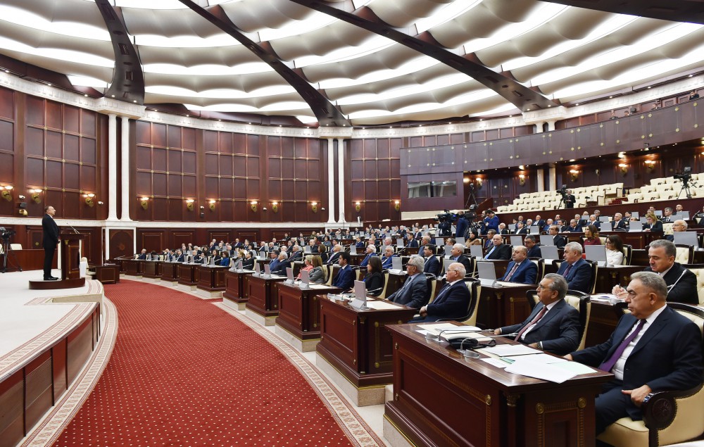 President Aliyev attends first session of new parliament (PHOTO)