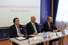 Minskdə Belarus-Azərbaycan biznes-forumu keçirilir (FOTO)
