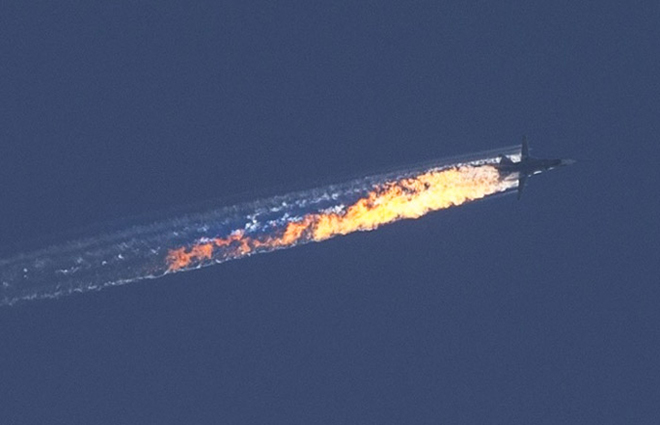 Düşürülen uçağın kara kutusunu Putin’e getirdiler