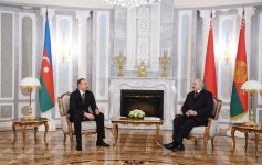 Presidents of Azerbaijan, Belarus have one-on-one meeting