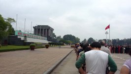 В мавзолее великого вождя Хо Ши Мина - уникальные фото