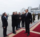 President Ilham Aliyev ends his official visit to Belarus
