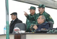 Azerbaycan Sınır Savunma Servisi'nin hazırlık seviyyesi denetildi