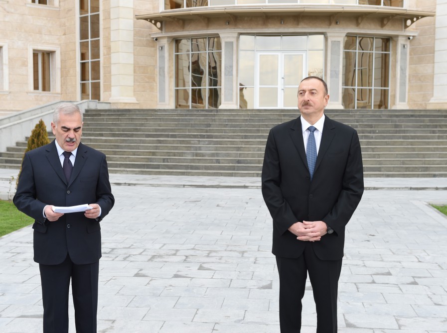 Prezident İlham Əliyev Naxçıvan Muxtar Respublika Xəstəxanasının açılışını edib  (FOTO)