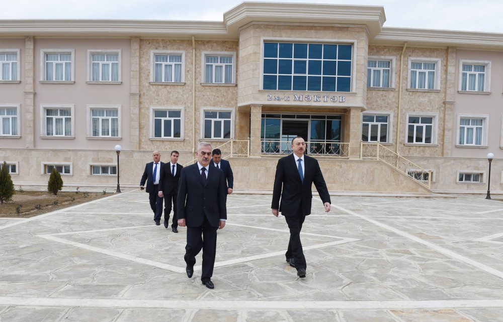 Nehrəm kənd 2 saylı tam orta məktəbinin açılışı olub  (FOTO)