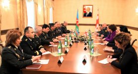 Министр обороны Азербайджана встретился с грузинским коллегой (ФОТО+ВИДЕО)