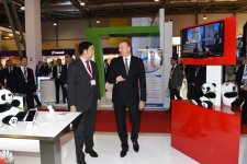 Azerbaijani president visited Bakutel 2015 exhibition (PHOTO)