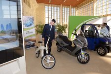 Электрические транспортные средства GreenCar представлены на выставке BakuTel-2015