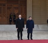 Official welcoming ceremony for Turkish PM held in Baku (PHOTO)