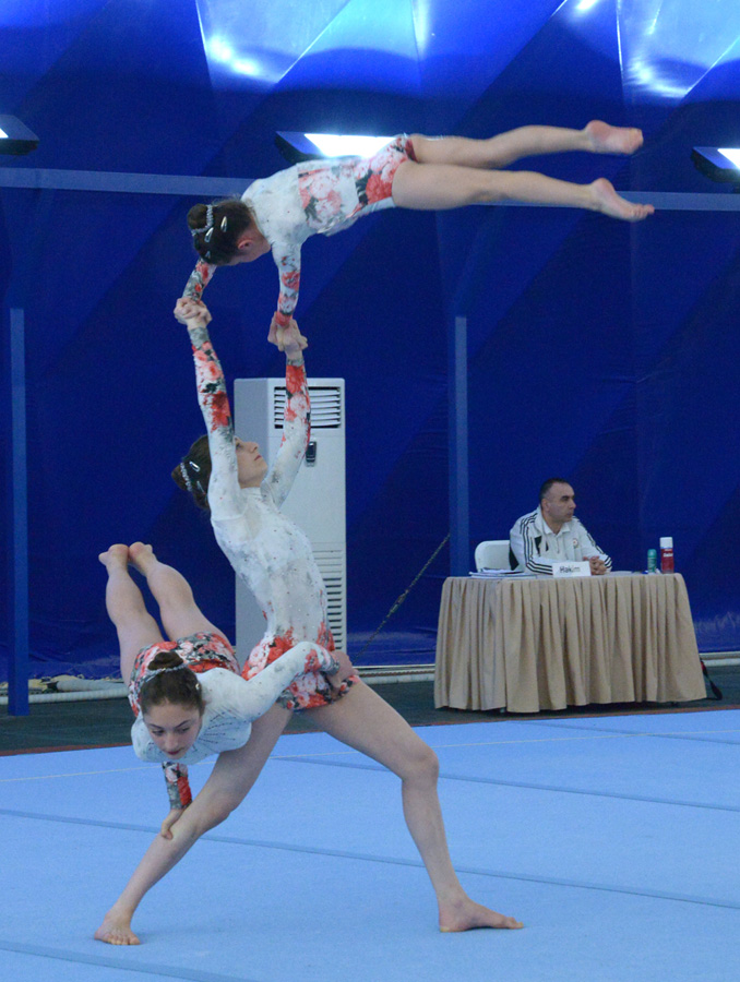 Награждены победители первого дня соревнований Объединенного первенства Азербайджана по спортивной гимнастике и акробатике (ФОТО)