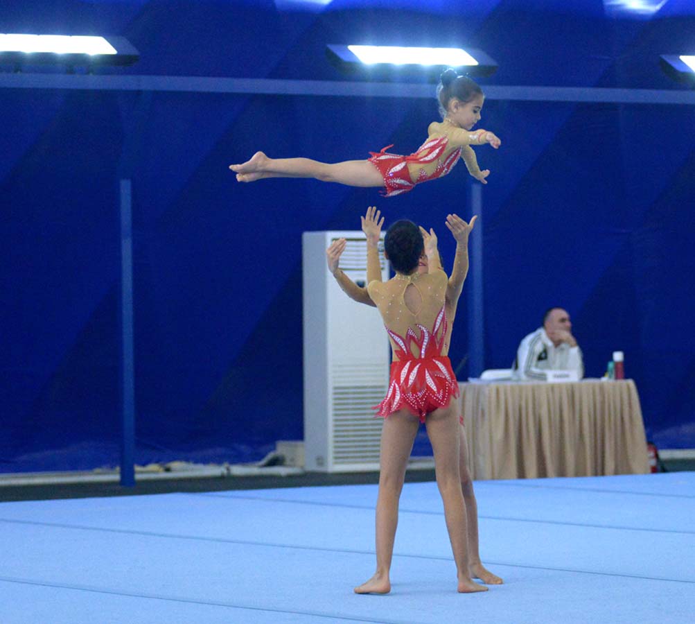 В Баку стартовало Объединенное первенство Азербайджана по спортивной гимнастике и акробатике - Gallery Image