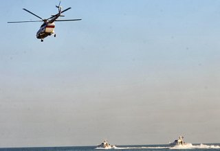 İran gəmisinin qəzaya uğradığı yerə FHN-nin 2 helikopteri cəlb olunub