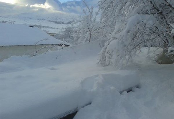 В регионах Азербайджана выпал первый снег (ВИДEO)