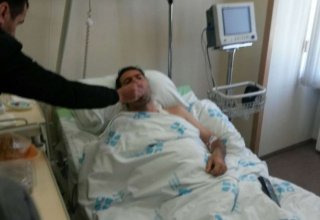 Azerbaycan'daki “Güneşli” petrol platformunda yangın sonrası yaralanan işçiler hastanelere getirildi (Foto Haber)
