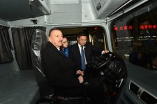President Aliyev visits Shaanxi Automobile Group in Xian (PHOTO)