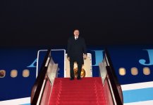 Prezident İlham Əliyev Çinin paytaxtı Pekinə gəlib (FOTO)